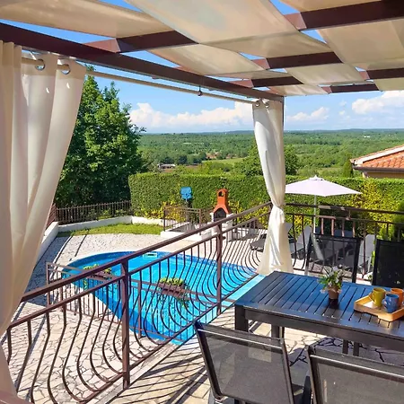 Villa Belvedere For 6 People Near Porec With Sea View And Pet Friendly