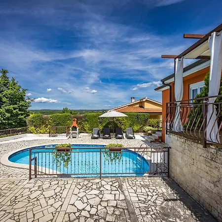 Belvedere For 6 People Near Porec With Sea View And Pet Friendly Villa